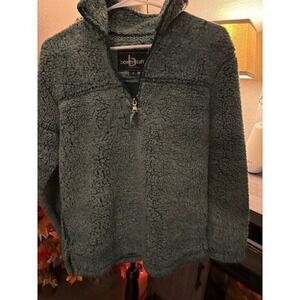 Boxercraft Sherpa green sweater size small